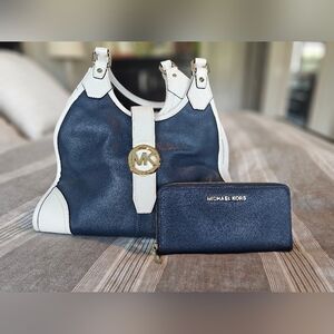 Michael Kors bag with matching wallet